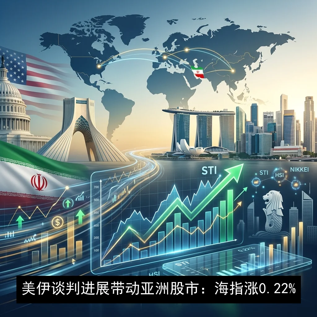 美伊谈判进展带动亚洲股市：海指涨0.22%