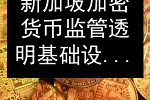 新加坡加密货币监管透明基础设施获全球第一