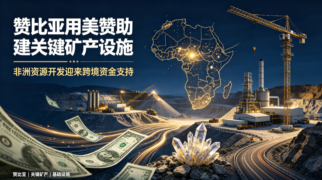 赞比亚调整美援资金 投向关键矿产基础设施
