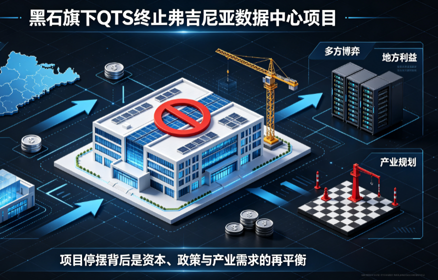 黑石旗下QTS叫停弗吉尼亚数据中心项目